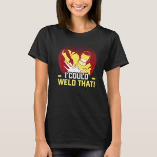 Welder och Metall Crateur Meme skulle jag kunna vä T Shirt