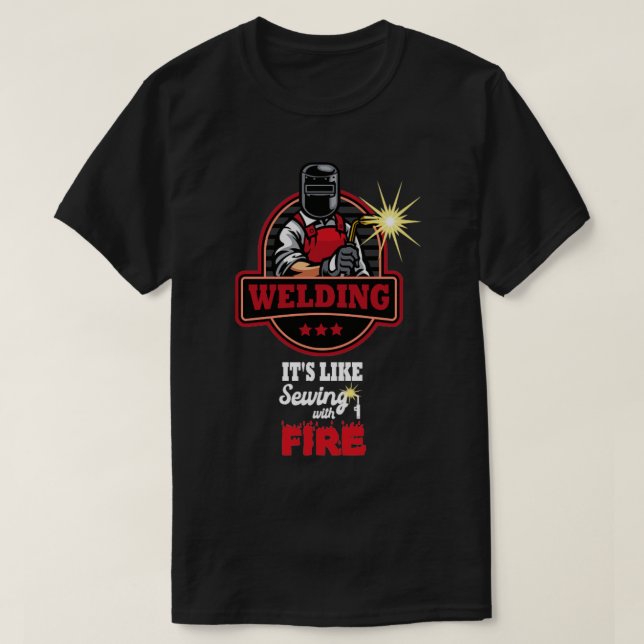 Welder Profession Welder Gift T Shirt (Design framsida)