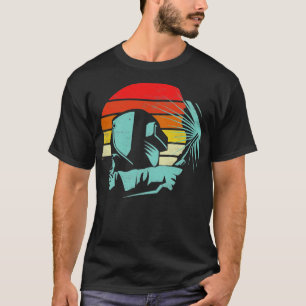 Welder Retro Stil Design T Shirt