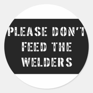 Welder Runt Klistermärke