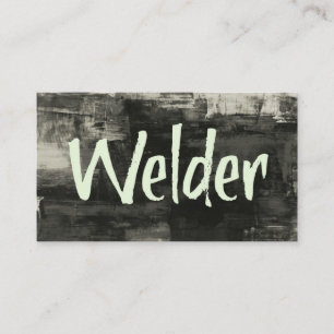 Welder Rustic Affärskort Visitkort