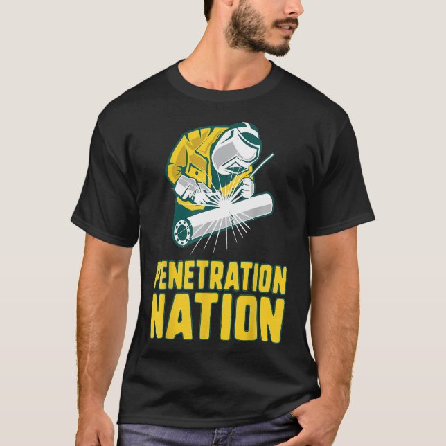 Welder Shirt Penetration Nation T (Framsida)