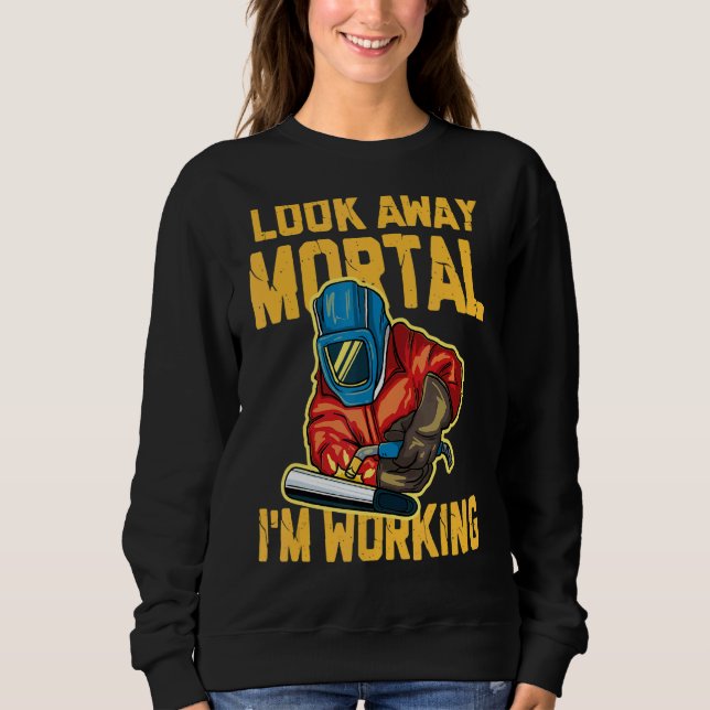 Welder Steel Worker Ironworking Metall Worker Weld T Shirt (Framsida)