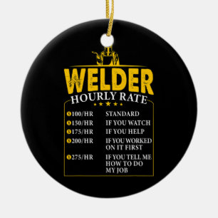 Welder Timme Rate Welding Labor Rates (lönnlöner Julgransprydnad Keramik