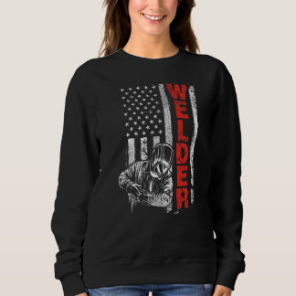 Welder USA American Welding Worker Metalworking T Shirt