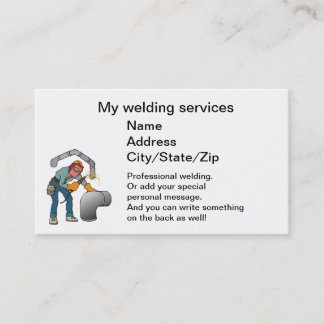 welder visitkort