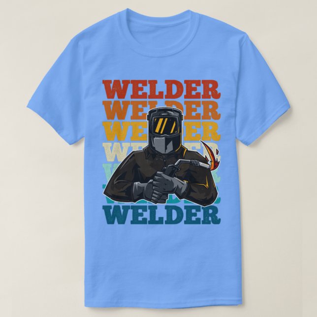 Welder Welder Colorful (2) T Shirt (Design framsida)