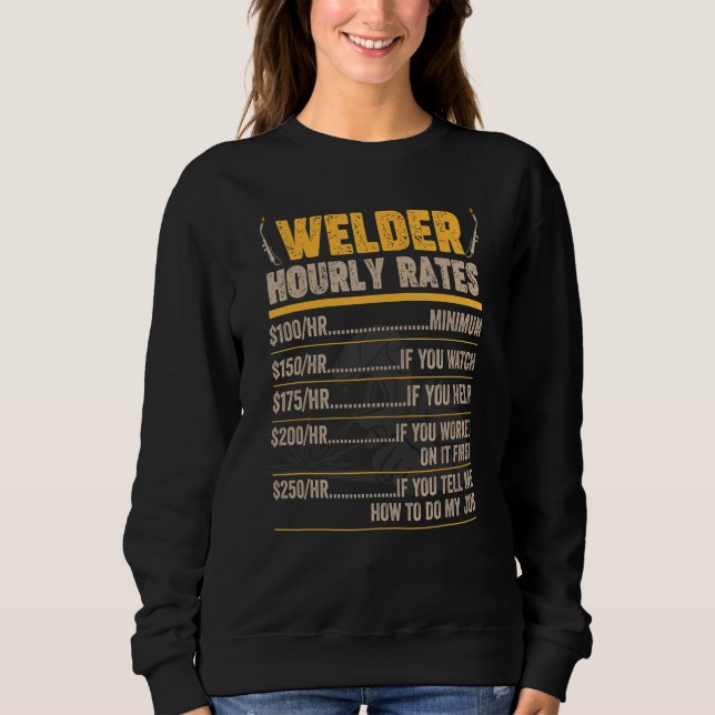Welder Weldin Worker Ironsmith Blacksmith Expert H T Shirt (Framsida)
