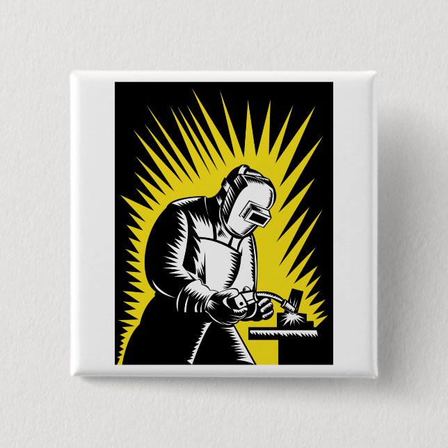 welderarbetarsvetsning knapp (Framsida)