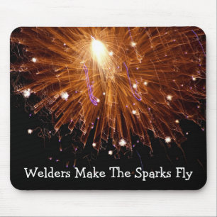 Welders gör Sparksflugan 2 Mousepad Musmatta
