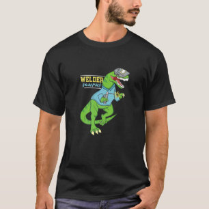 Weldersaurus Welding Dinosaur Artwork for a Welde T Shirt