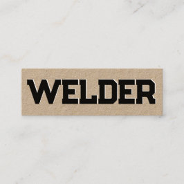 Welding Kraft Mini Visitkort
