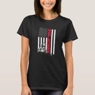 Welding Vintage Usa American Flagga Welder T Shirt