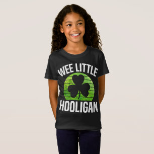 WeLittle Hooligan Boy Kids St patricks day Irish T Shirt