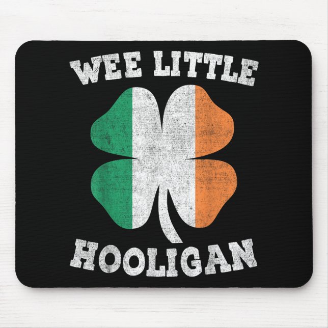 WeLittle Hooligan Funny St patricks day Tonåring B Musmatta (Framsidan)