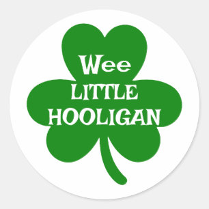WeLittle Hooligan ☘️ Runt Klistermärke