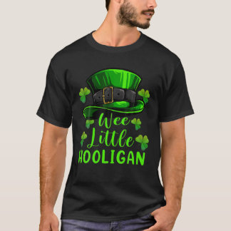WeLittle Hooligan St patricks day Lucky Klöver K T Shirt