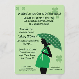 WeLittle One Baby Shower-inbjudningsmall Inbjudningar
