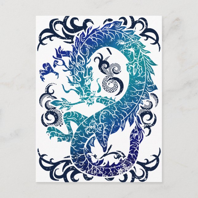 Wellcoda Fantasy Dragon Throne Myth Game Vykort (Framsida)