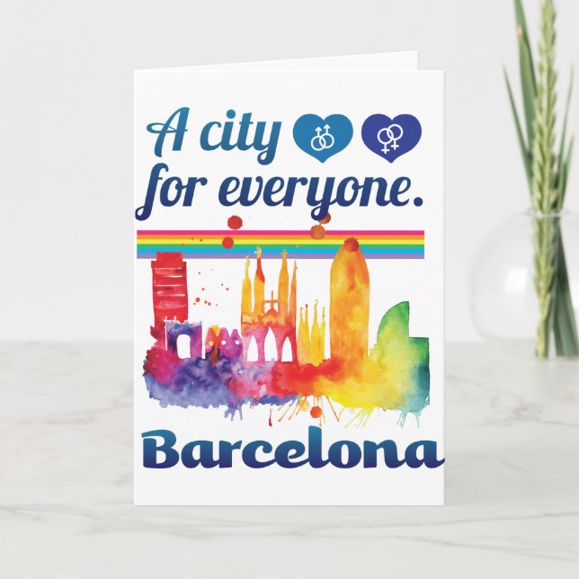 Wellcoda Friendly Barcelona Spain City Kort (Framsida)