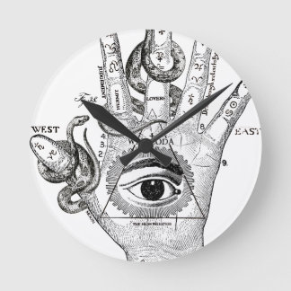 Wellcoda Illuminati Compass Snake Hand Rund Klocka