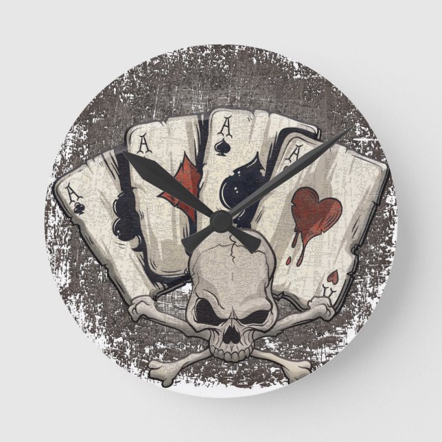 Wellcoda överdängare som leker kortskallekasinot rund klocka (Framsida)