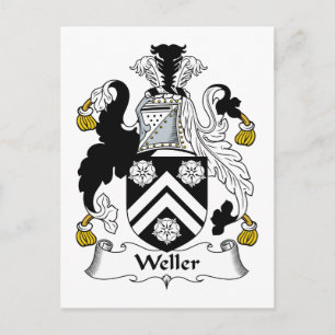 Weller Family Crest Vykort