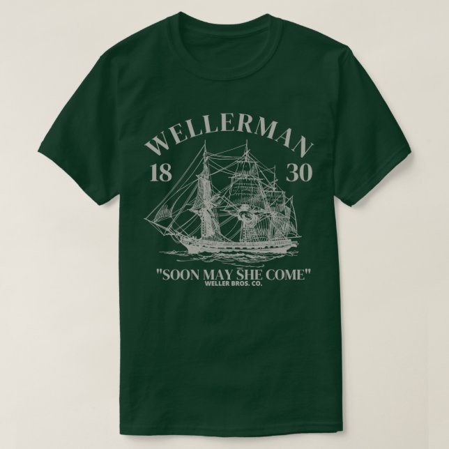 Wellerman Tribute Sea Shanties Sugar rum T Shirt (Design framsida)