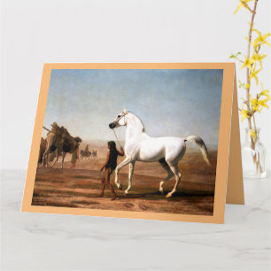 Wellesley Grått Arabian av Jacques Agasse Kort