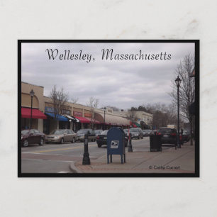 Wellesley, Massachusetts Postcard Vykort