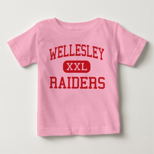 Wellesley - Raiders - High - Wellesley T Shirt (Framsida)