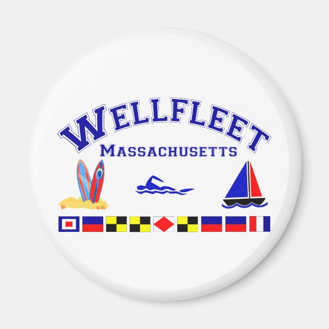 Wellflotta MORSA Signal Flaggor Magnet (Framsidan)