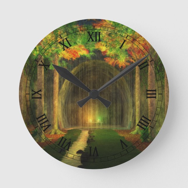 Wellinghall Clock Rund Klocka (Framsida)