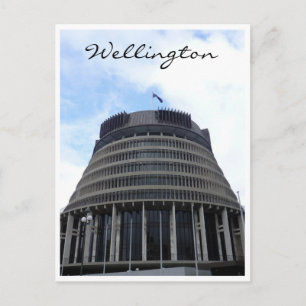 wellington beehive nz vykort
