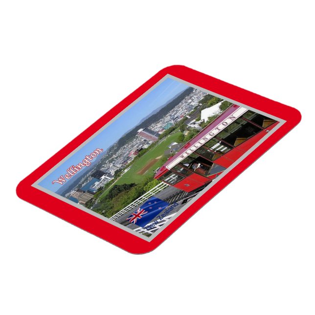 Wellington - Cable Car - New Zealand - Magnet (Vänstra Sidan)