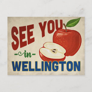 Wellington Florida Apple - Vintage resor Vykort