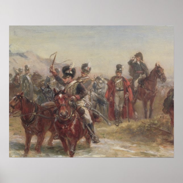 Wellington i Spanien (olja på panel) (124470-pars) Poster (Framsidan)