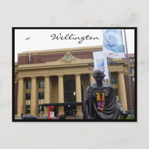 wellington-järnvägsstatus vykort