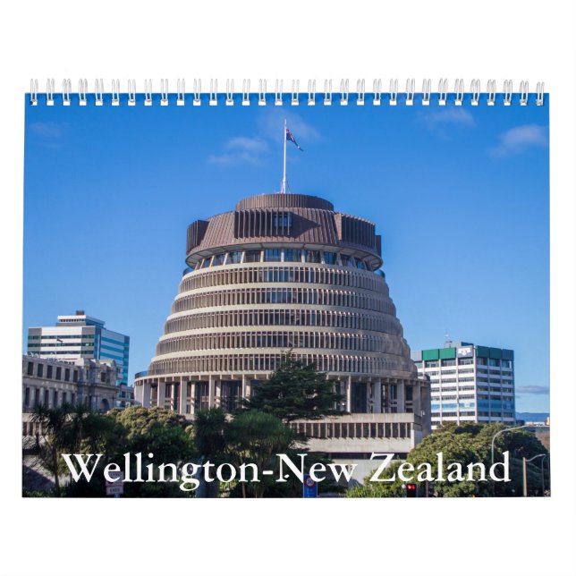 Wellington-New Zealand Calendar Kalender (Omslag)