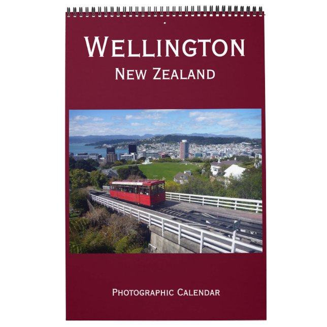 wellington new zealand kalender (Omslag)