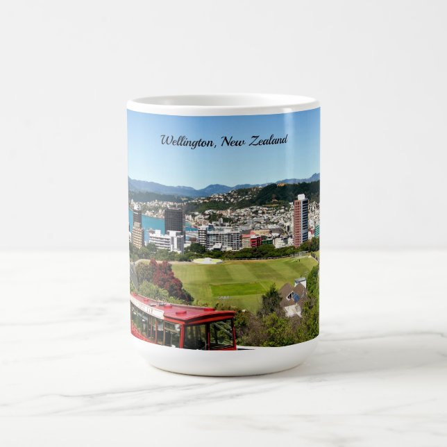Wellington, Nya Zeeland Kaffemugg (Center)