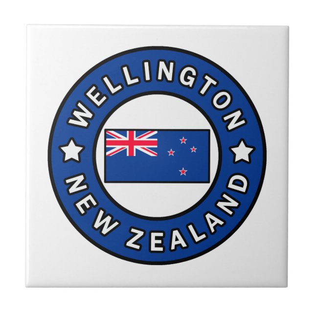 Wellington Nya Zeeland Kakelplatta (Framsidan)