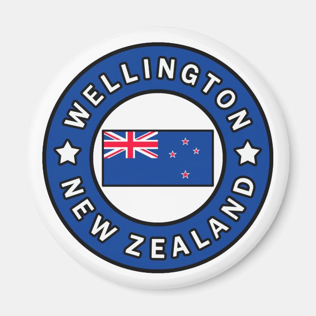 Wellington Nya Zeeland Magnet (Framsidan)