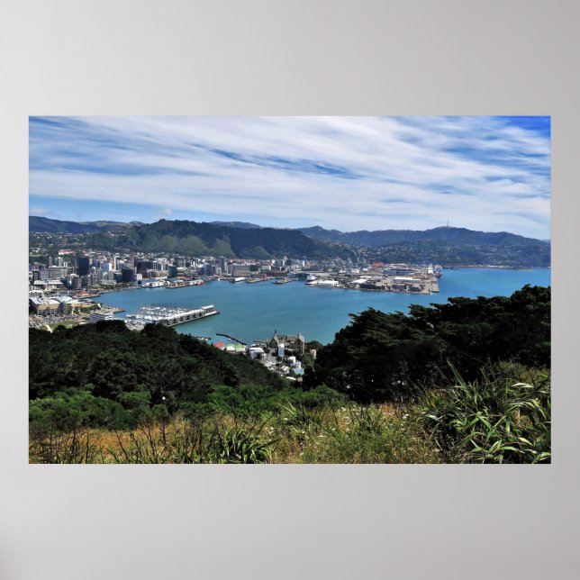 Wellington Nya Zeeland Poster (Framsidan)