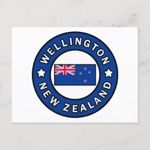 Wellington Nya Zeeland Vykort