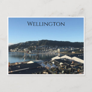 wellington nya zeeland vykort