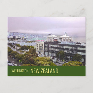 Wellington Nya Zeelands huvudstadsresa Vykort