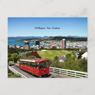 Wellington, Nya Zeelands scenbild Vykort