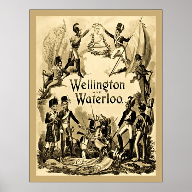 Wellington och Waterloo Poster (Framsidan)