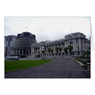 wellington-parlament hälsningskort